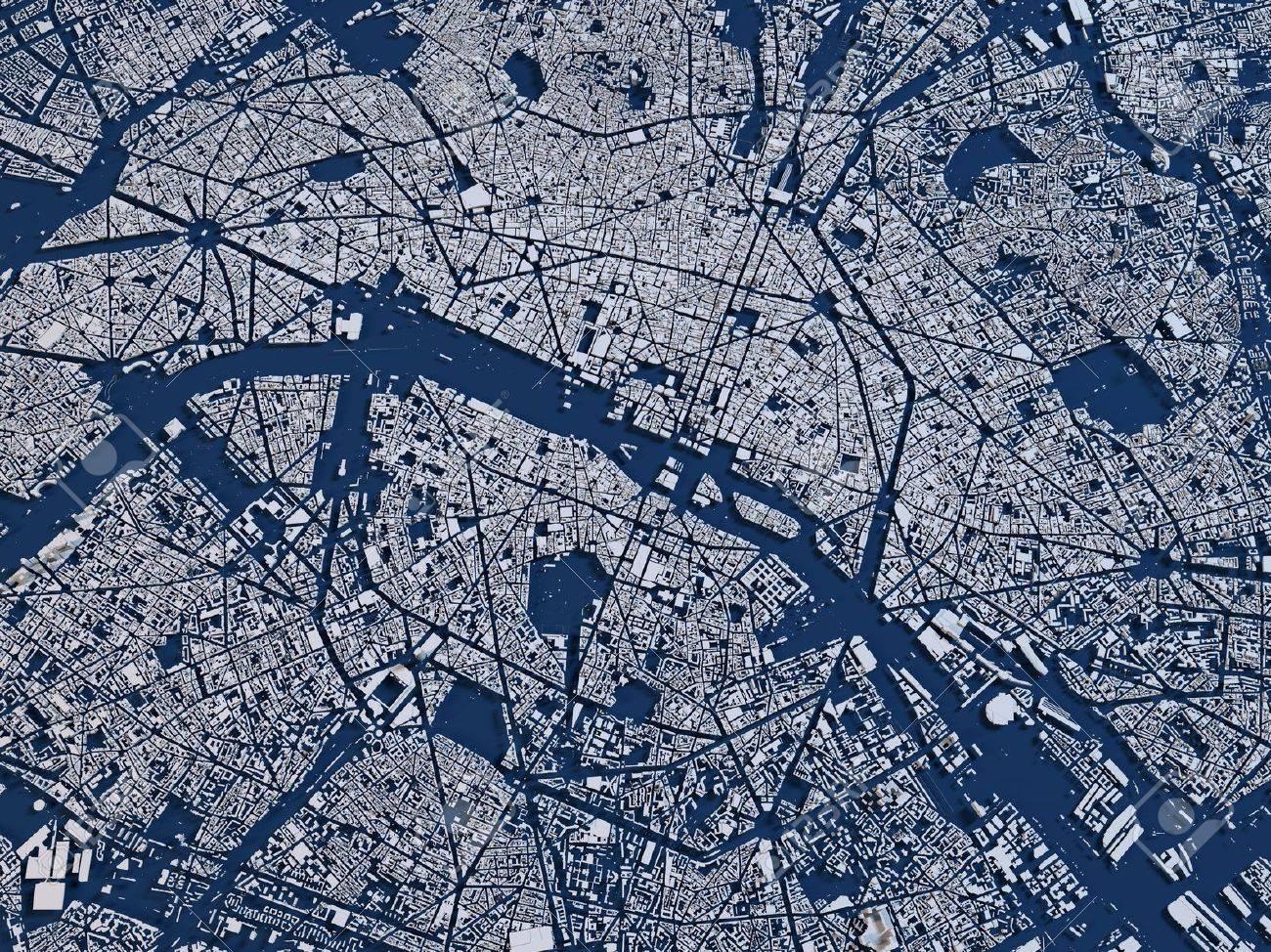 Paris Harta Prin Satelit Harta De La Paris Prin Satelit Ile De
